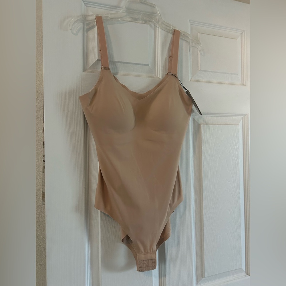 Knix Tan Shapewear Bodysuit